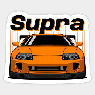 JDM Orange Supra Sticker